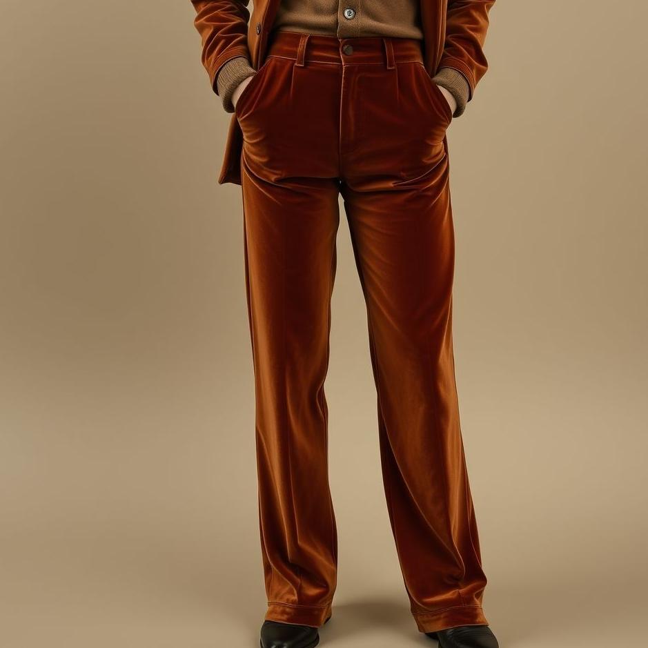 Dream : Wearing brown velvet trousers