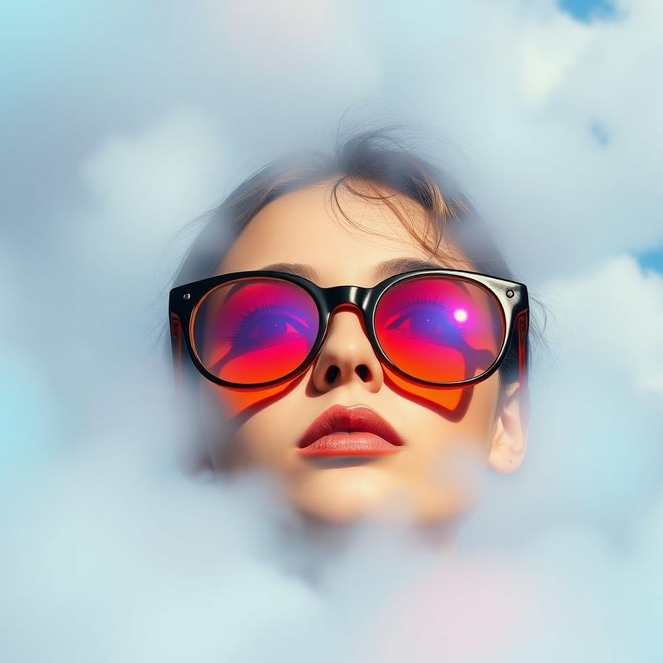 Dream : Wearing colored glasses in a dream