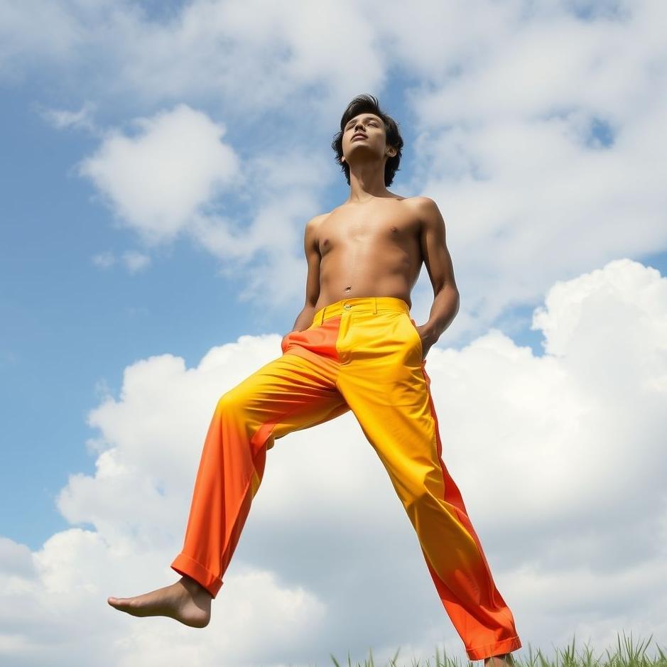 Dream : Wearing colored pants in a dream