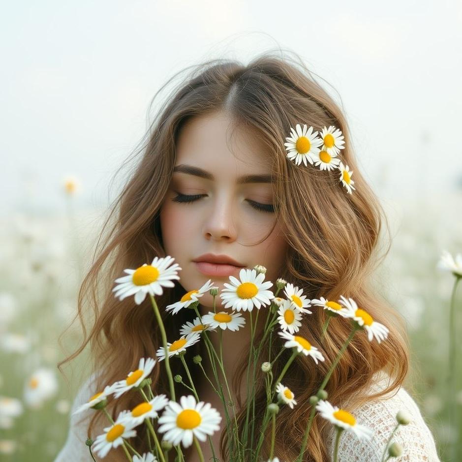 Dream : Wearing daisies in your hair in a dream