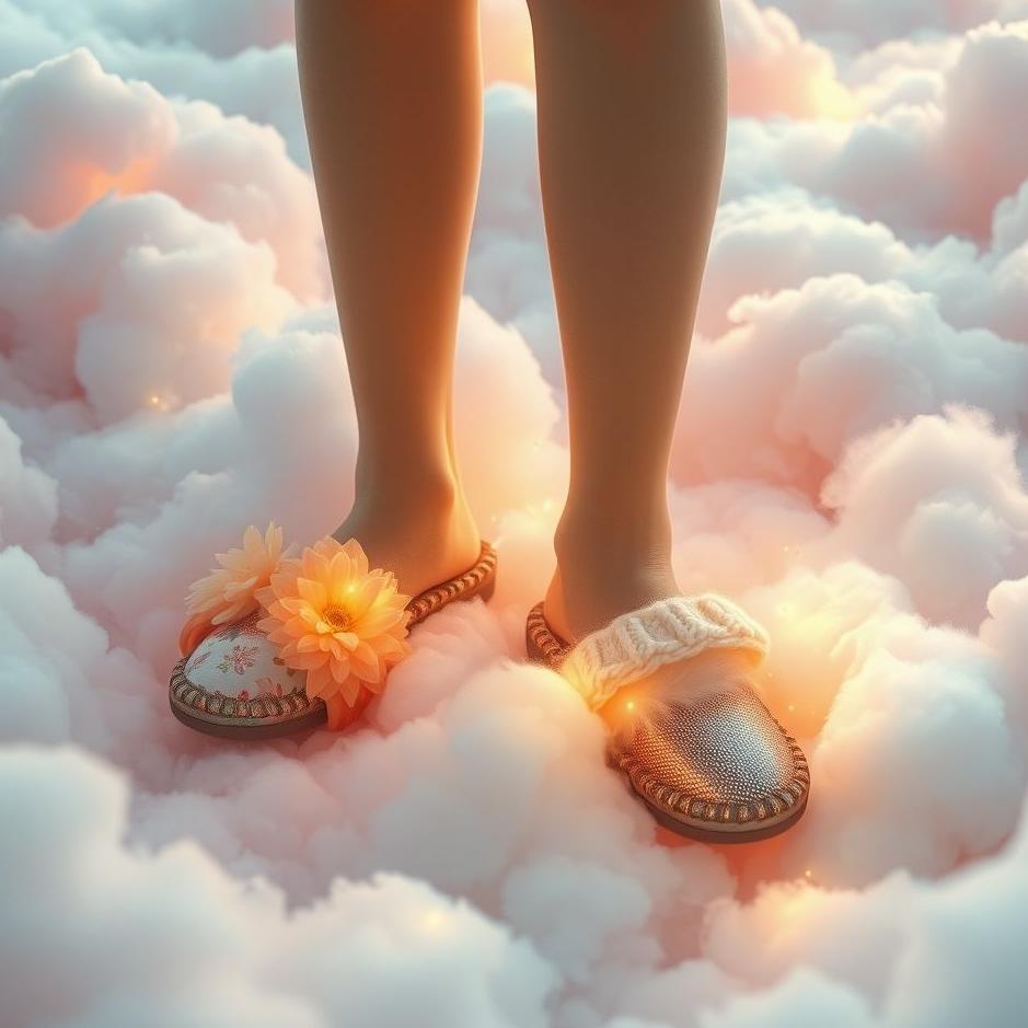 Dream : Wearing different pairs of slippers in your dream