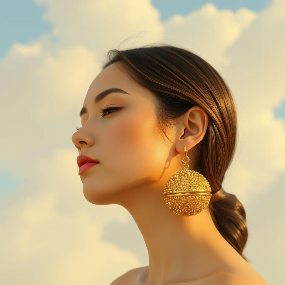 Dream Dictionary : Wearing gold ball earrings in the dream