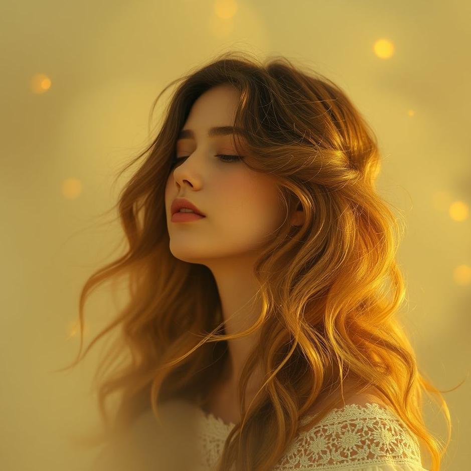 Dream : Wearing gold in your hair in a dream