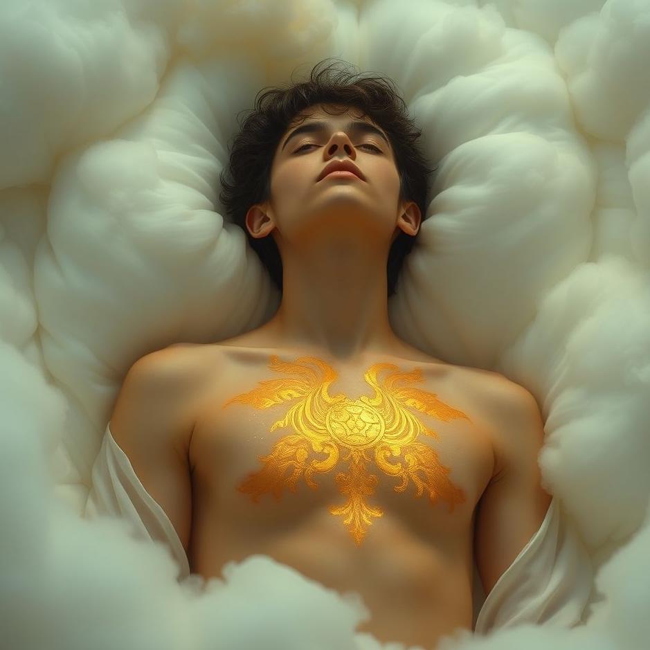 Dream : Wearing gold on your chest in a dream