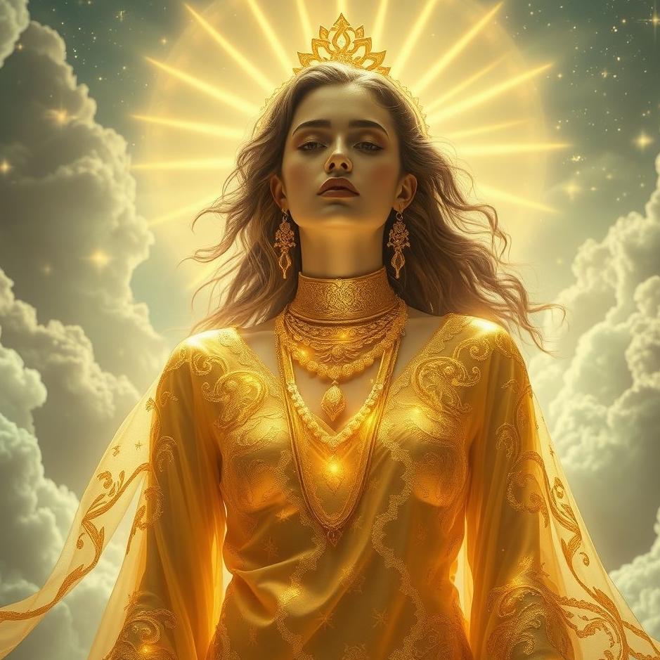 Dream : Wearing gold on yourself in a dream