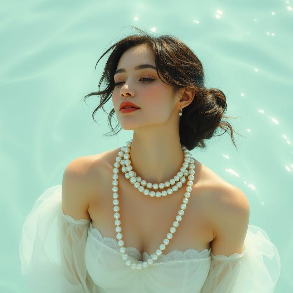 Dream : Wearing pearls in a dream