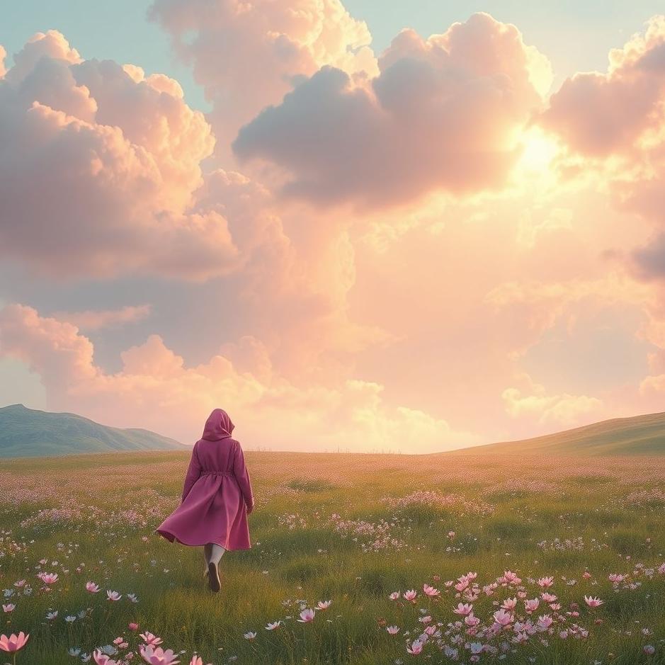 Dream : Wearing pink coat on the dream