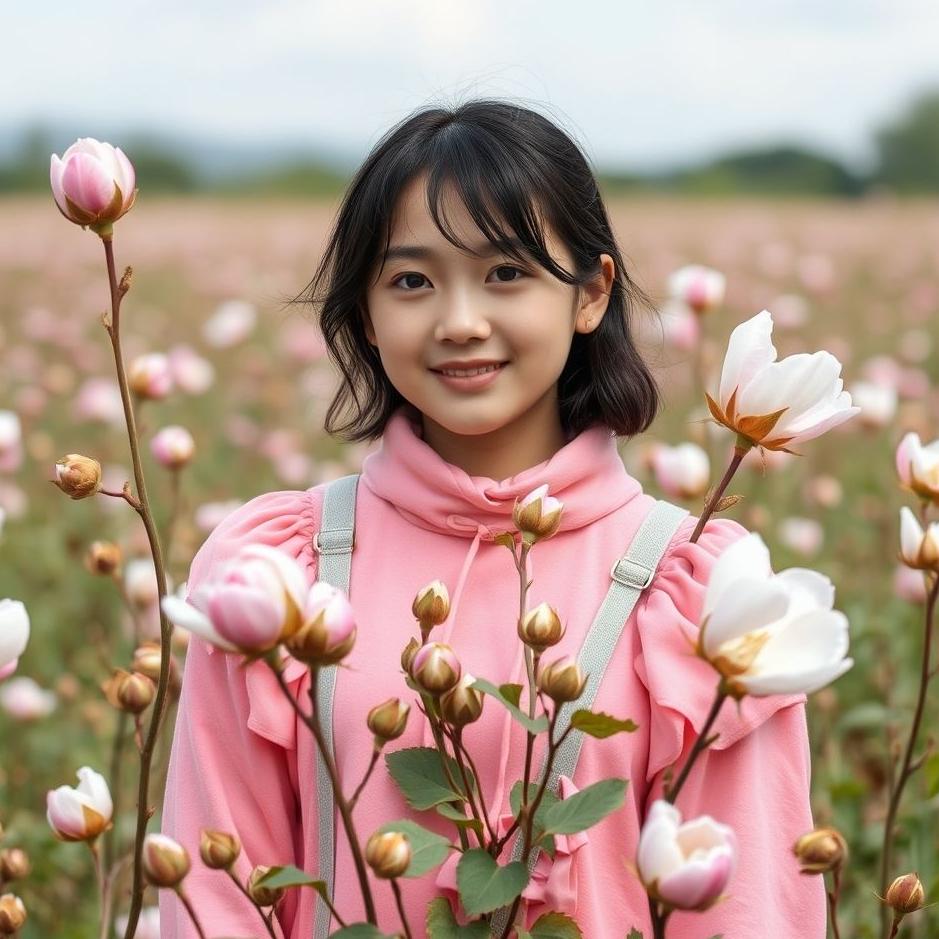 Dream : Wearing pink cotton