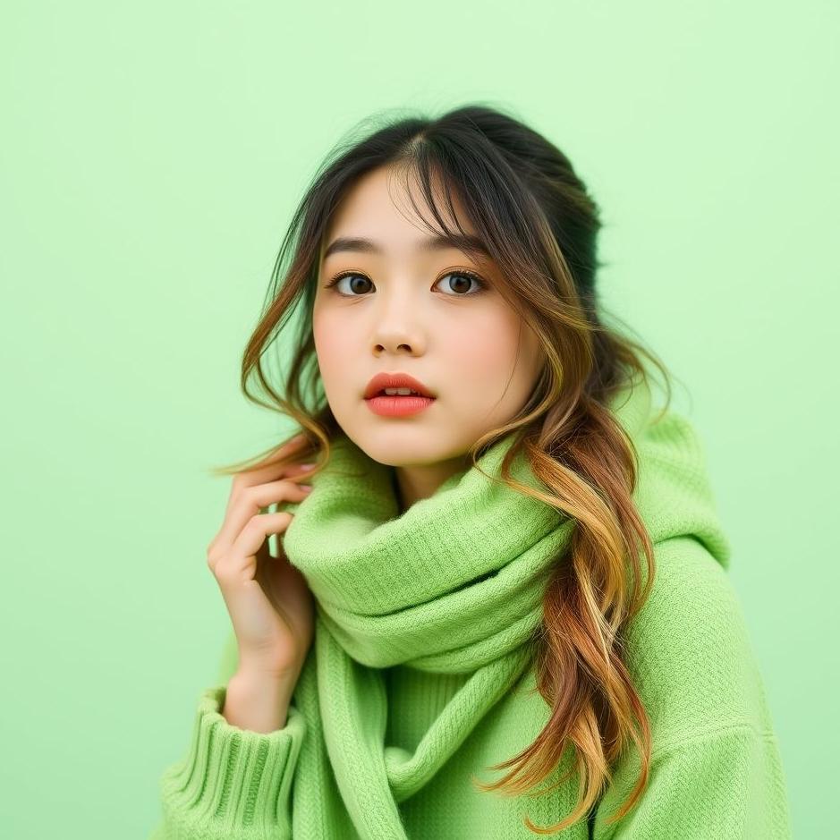 Dream : Wearing pistachio green