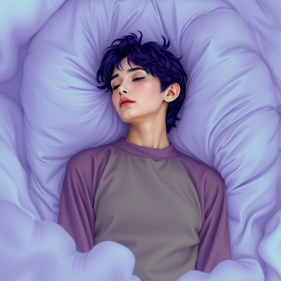 Dream : Wearing purple and green clothes in a dream