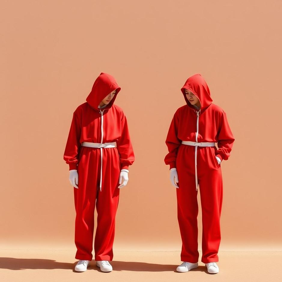 Dream : Wearing red and white clothes