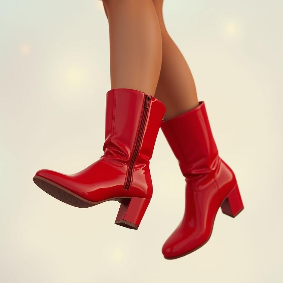 Dream : Wearing red booties in a dream