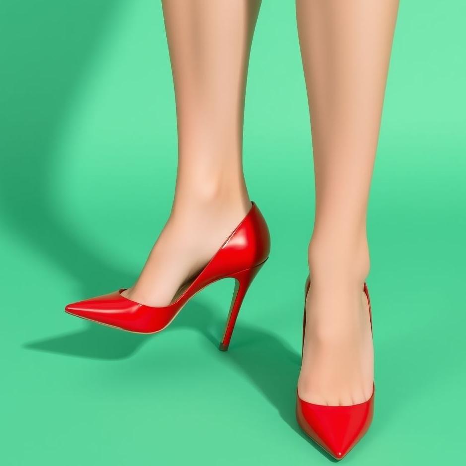 Dream : Wearing red heels