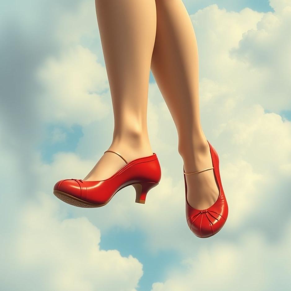 Dream : Wearing red slippers in a dream