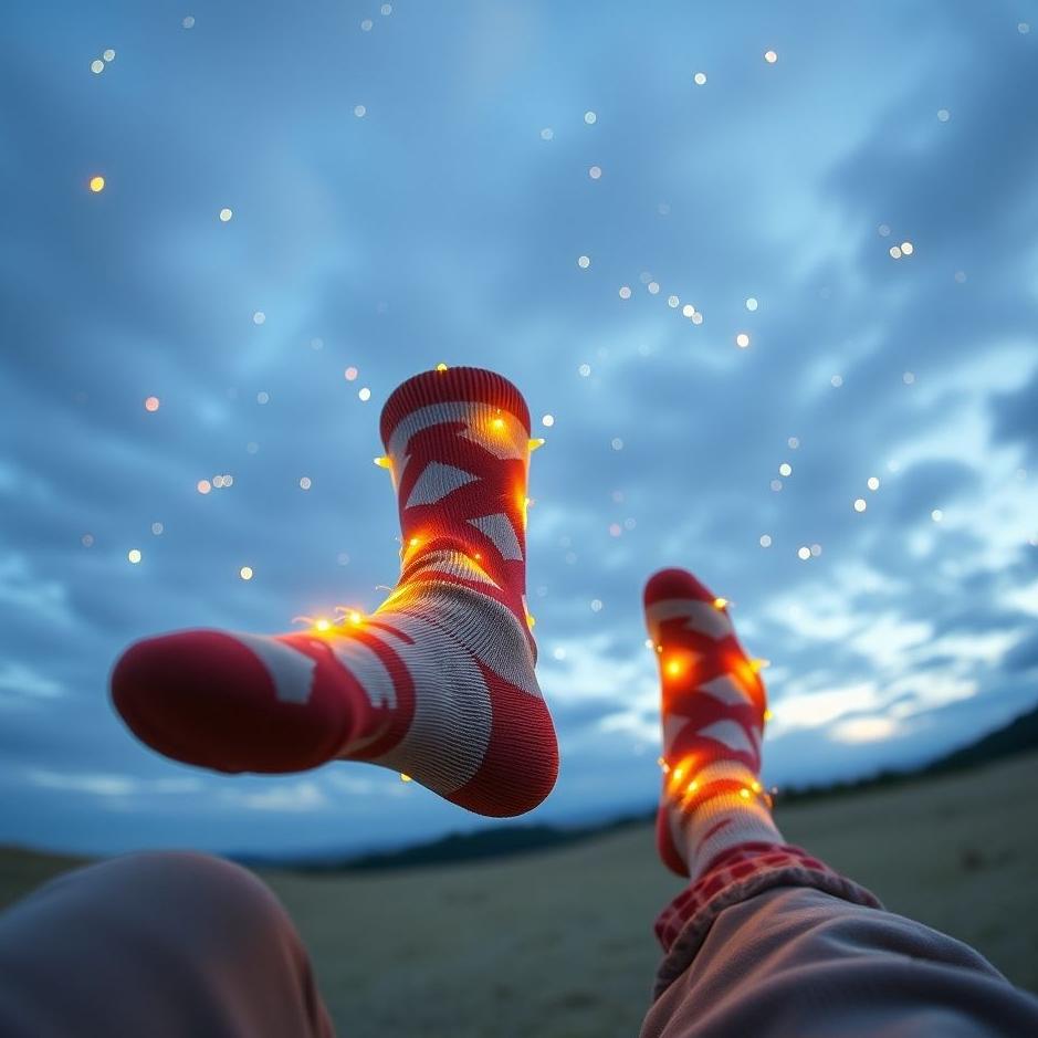 Dream : Wearing runaway socks in a dream