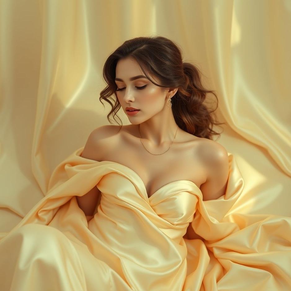 Dream : Wearing satin in a dream