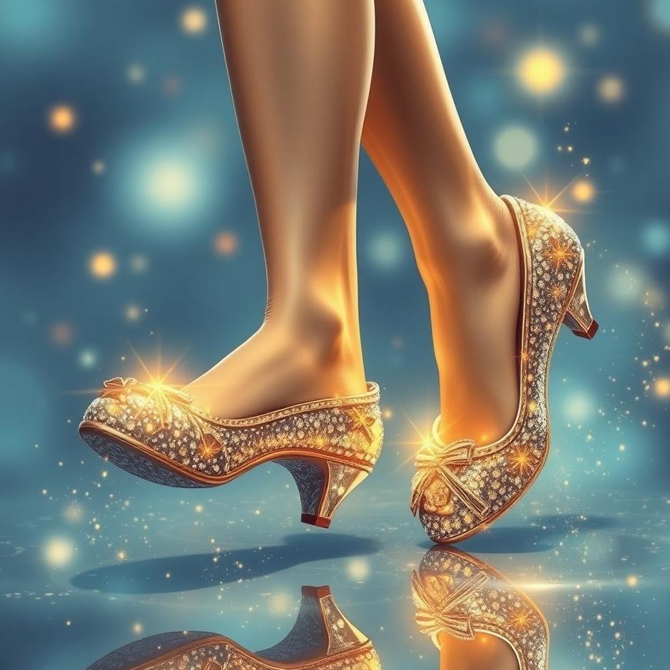 Dream : Wearing shiny slippers in a dream