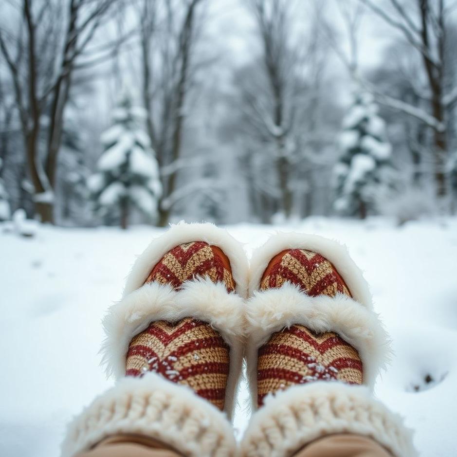 Dream : Wearing slippers in winter