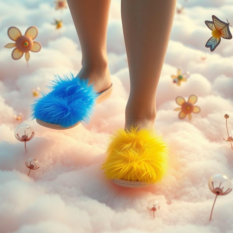 Dream : Wearing slippers of different colors in your dream