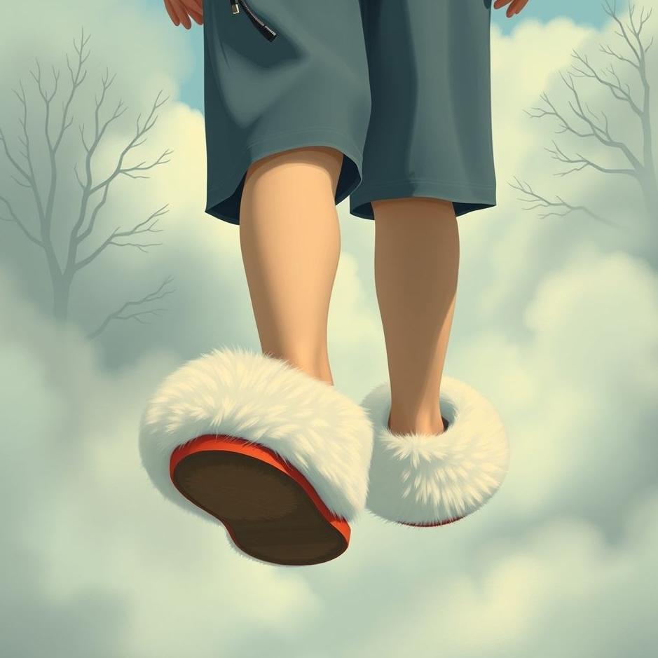 Dream : Wearing slippers while going to school in a dream