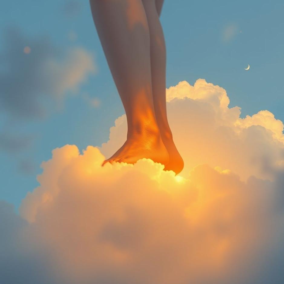 Dream : Wearing the foot in the dream