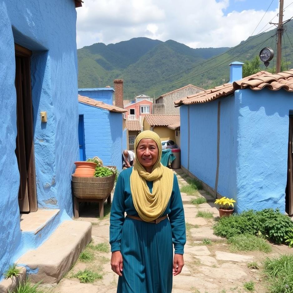 Dream : Wearing village blue