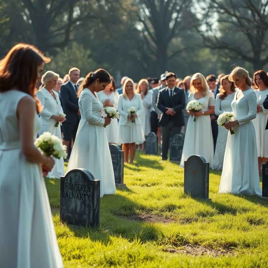 Dream : Wearing white at a funeral 