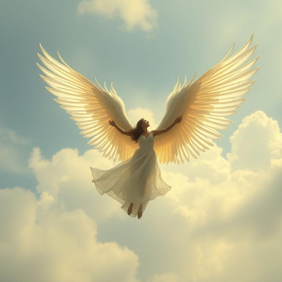 Dream : Wearing wings in a dream