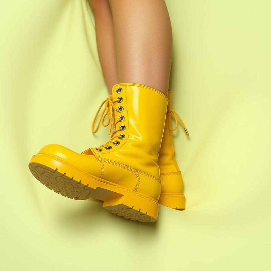 Dream : Wearing yellow boots in a dream