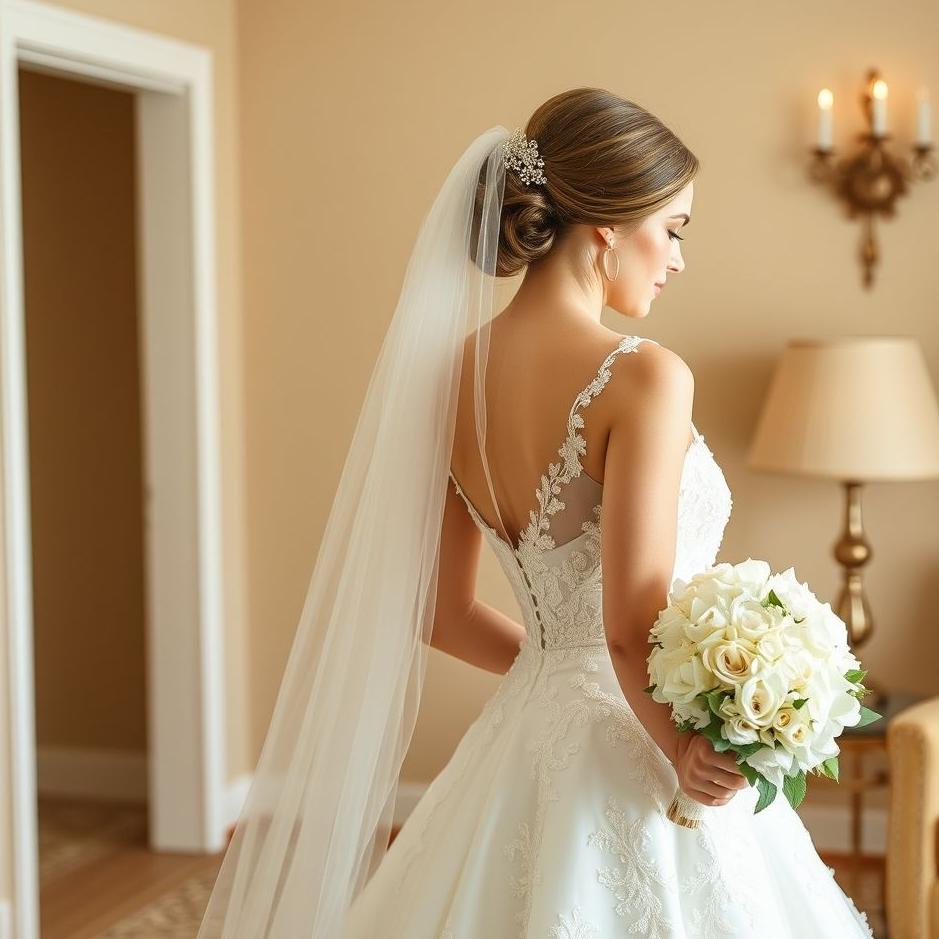 Dream : Wearing your daughter's wedding dress