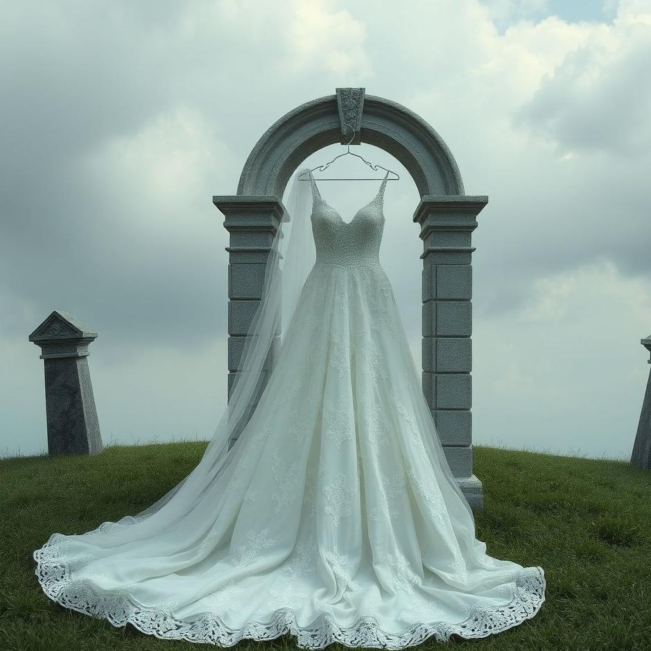 Dream : Wedding dress in a grave in a dream