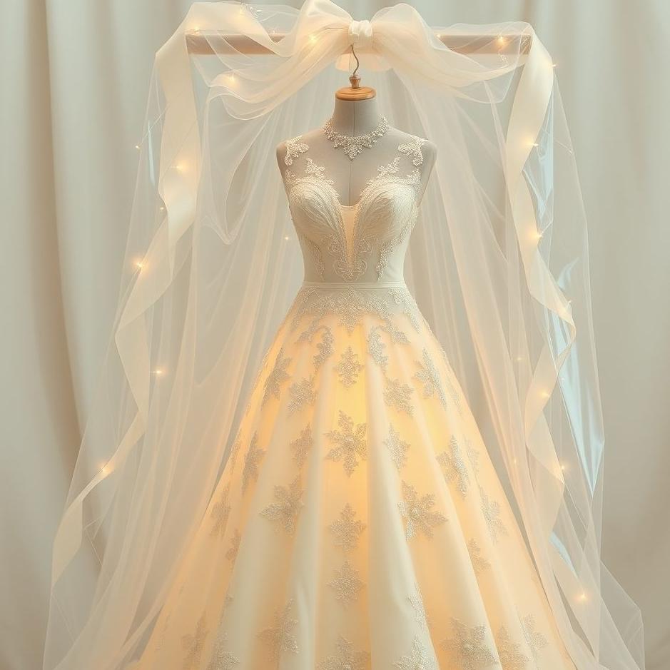Dream : Wedding dress in a package in a dream