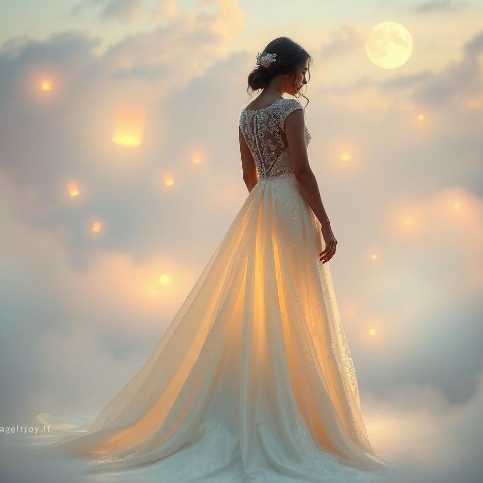 Dream : Wedding dress on yourself in a dream