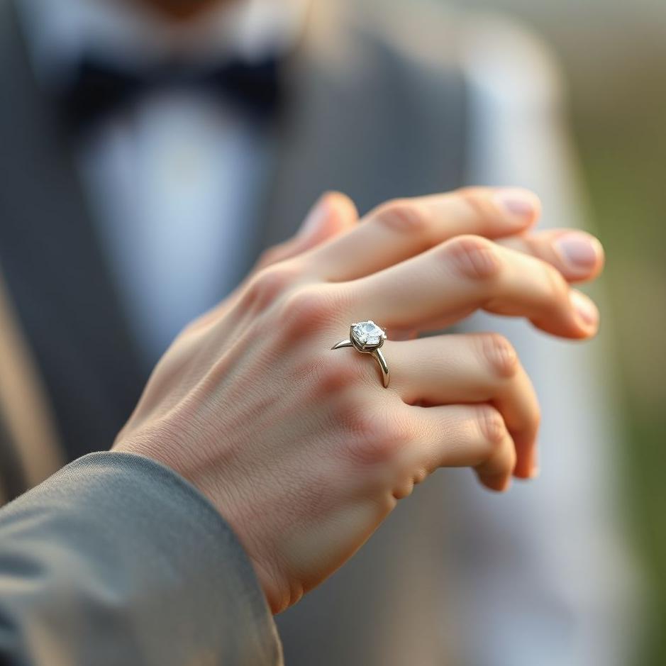Dream : Wedding ring on the finger of the man you love in a dream