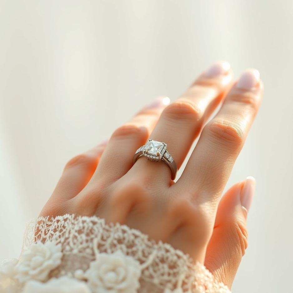 Dream : Wedding ring on the middle finger in a dream