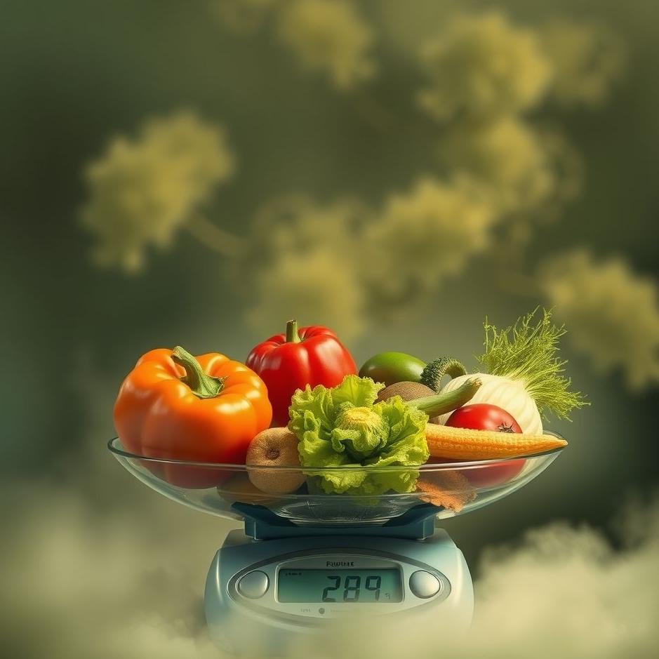 Dream : Weighing vegetables in a dream
