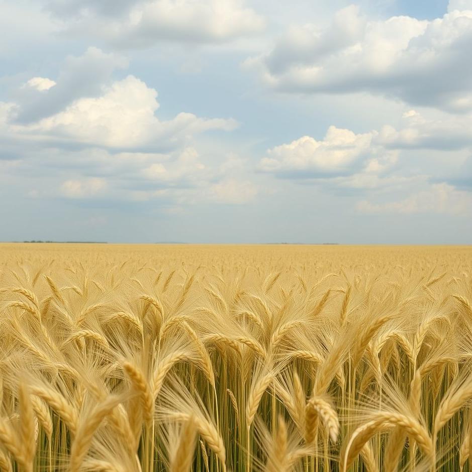 Dream : Wheat spread out in a dream