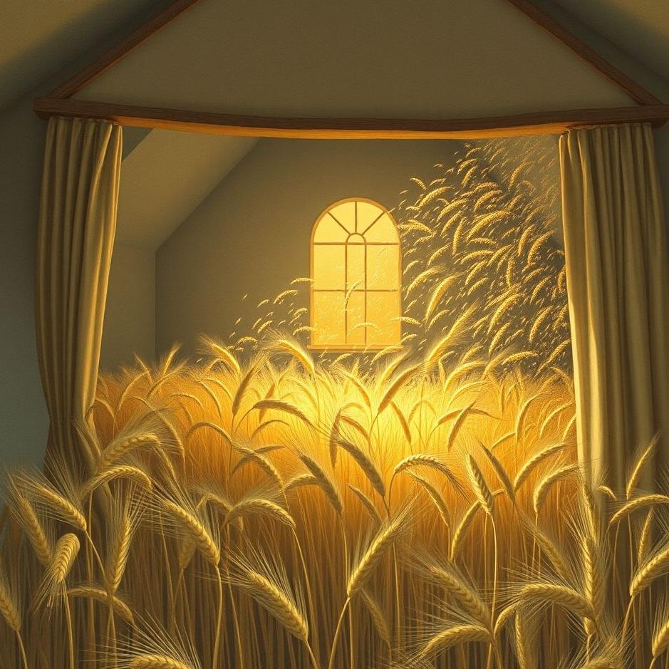 Dream : Wheat spreading in the house in a dream