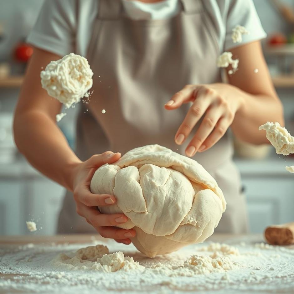 Dream : Whipping dough in a dream