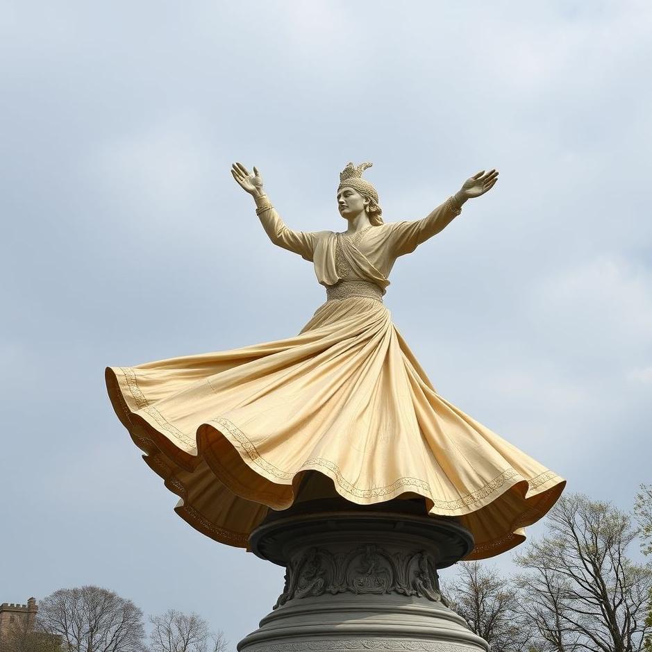 Dream : Whirling dervish statue in a dream