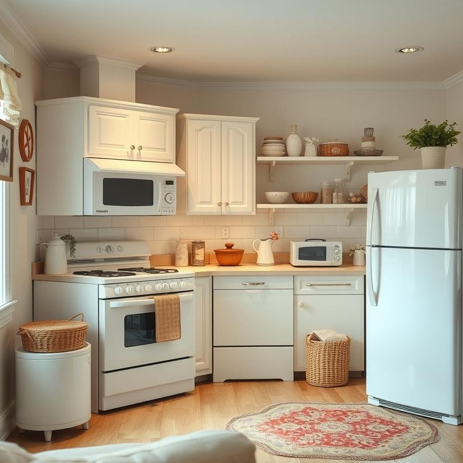 Dream : White goods at home in a dream