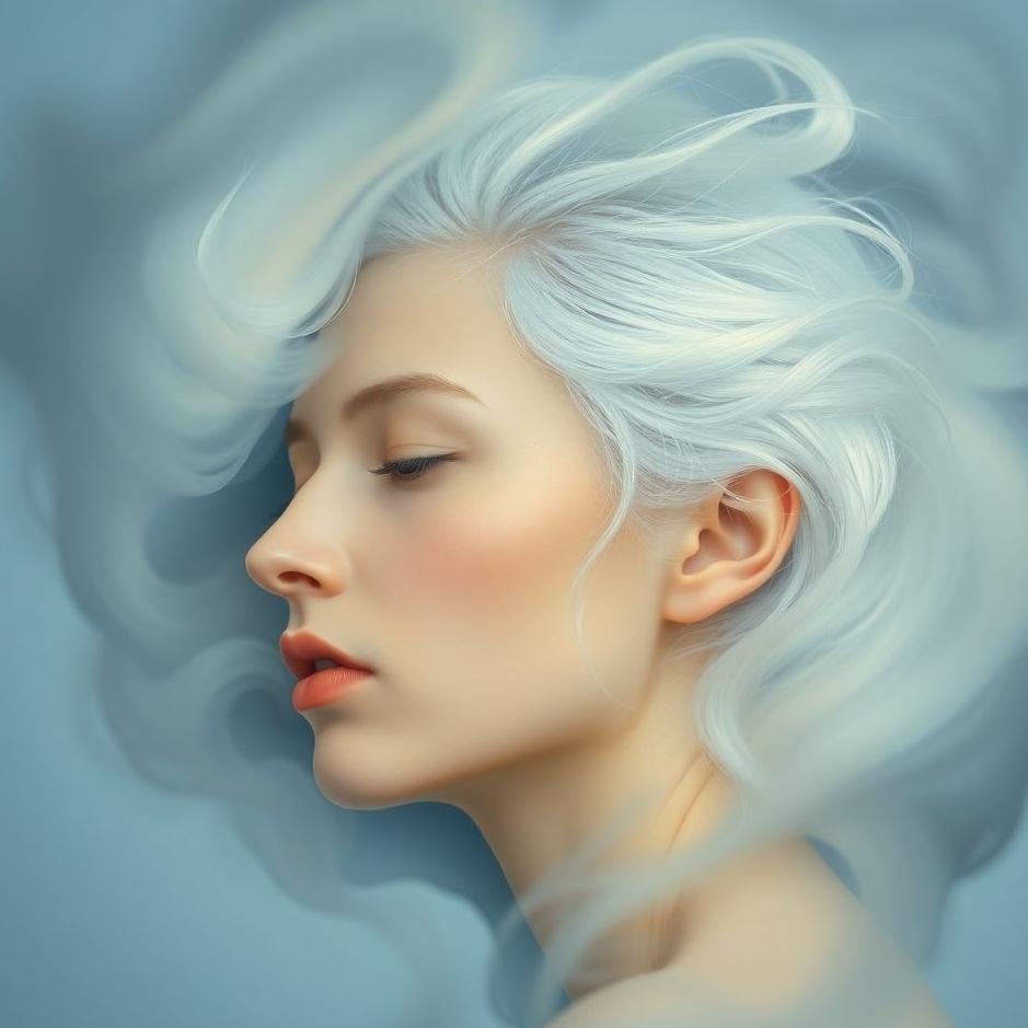 Dream : White hair on your head in a dream