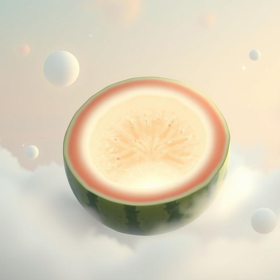 Dream : White-inside watermelon in a dream