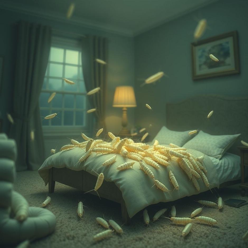 Dream Dictionary : White maggots at home in a dream