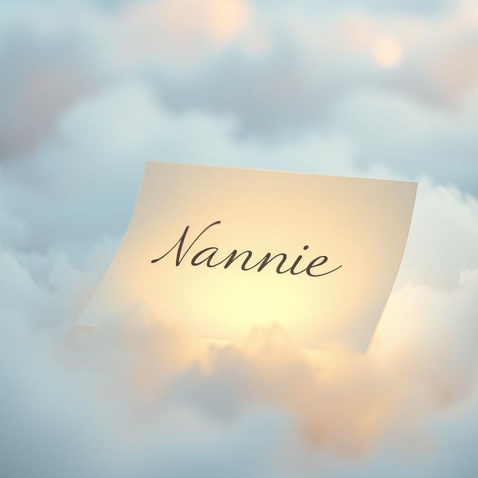 Dream : White paper with a name written on it in a dream