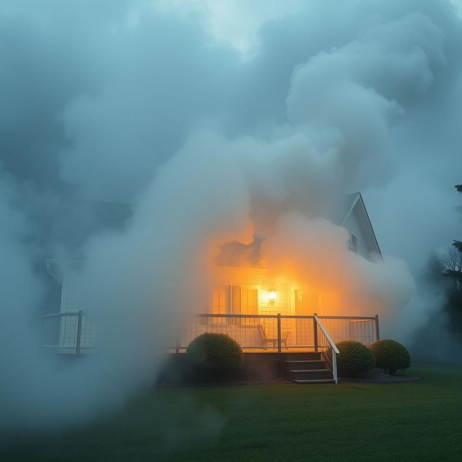 Dream : White smoke in your house in a dream