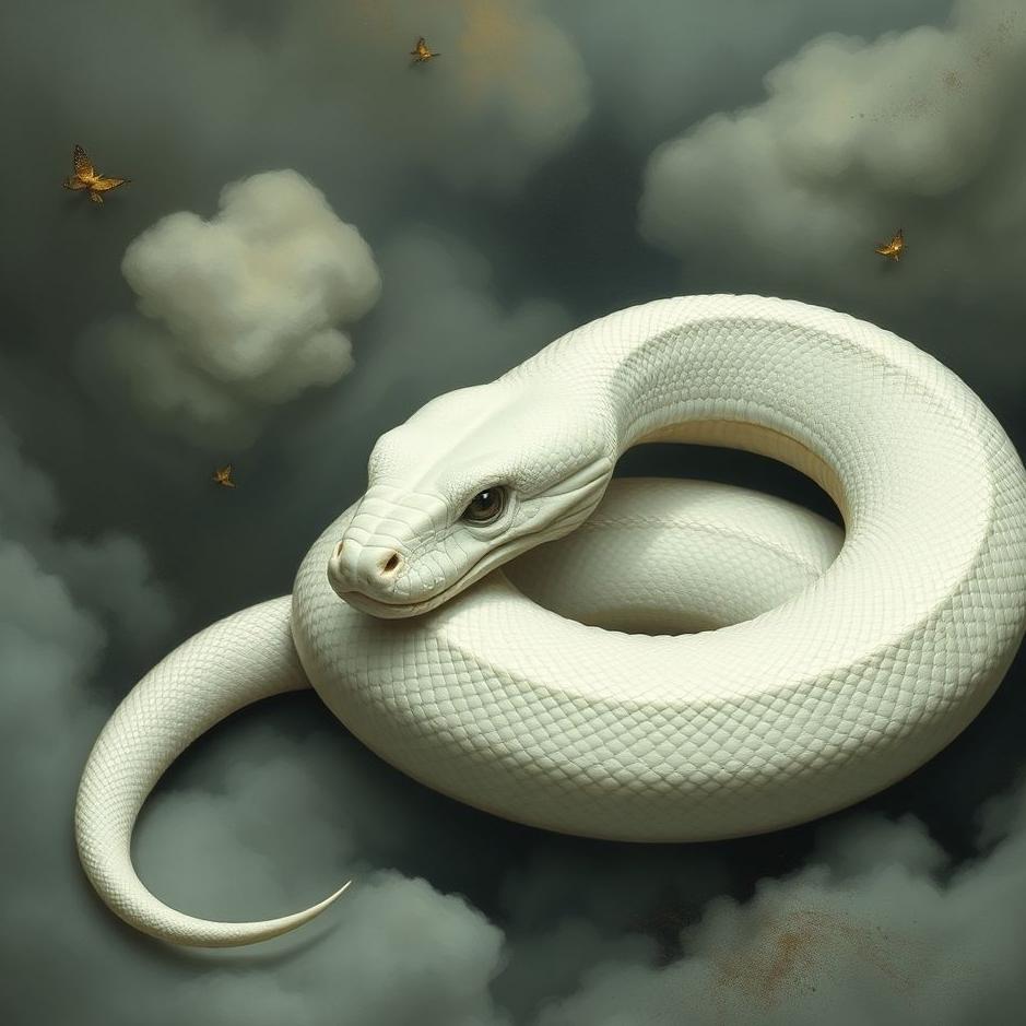 Dream : White snake with its head cut off in a dream