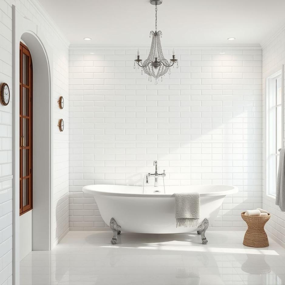 Dream : White tiles at home in a dream
