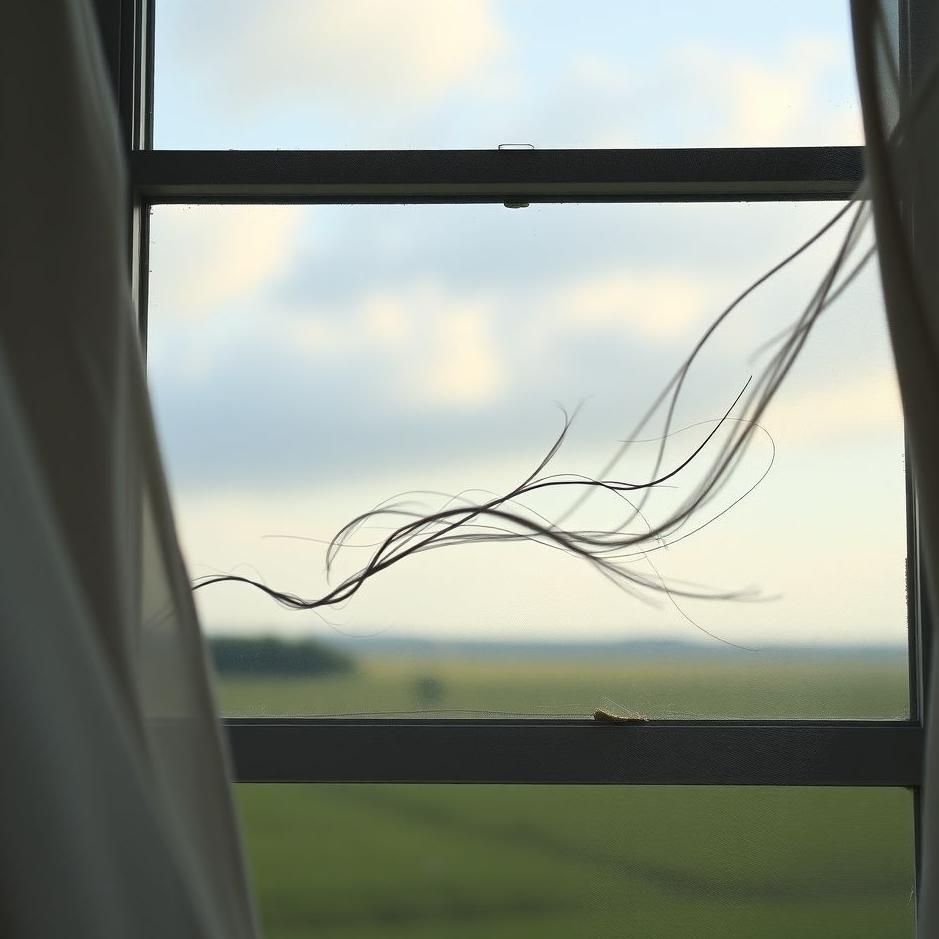 Dream : Wind blowing from the window in a dream
