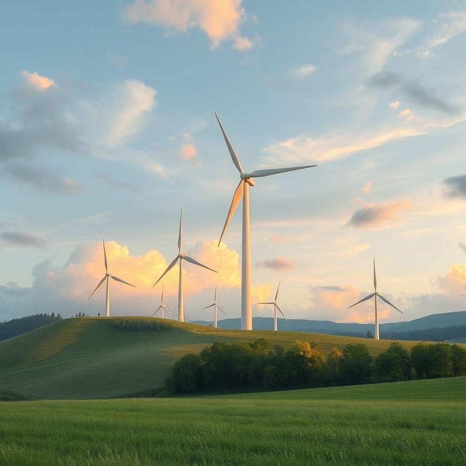 Dream : Wind power plant in a dream